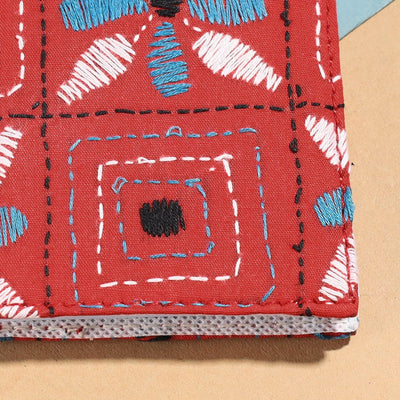 Bengal Kantha Work Handcrafted Notepad (4 x 3 in)