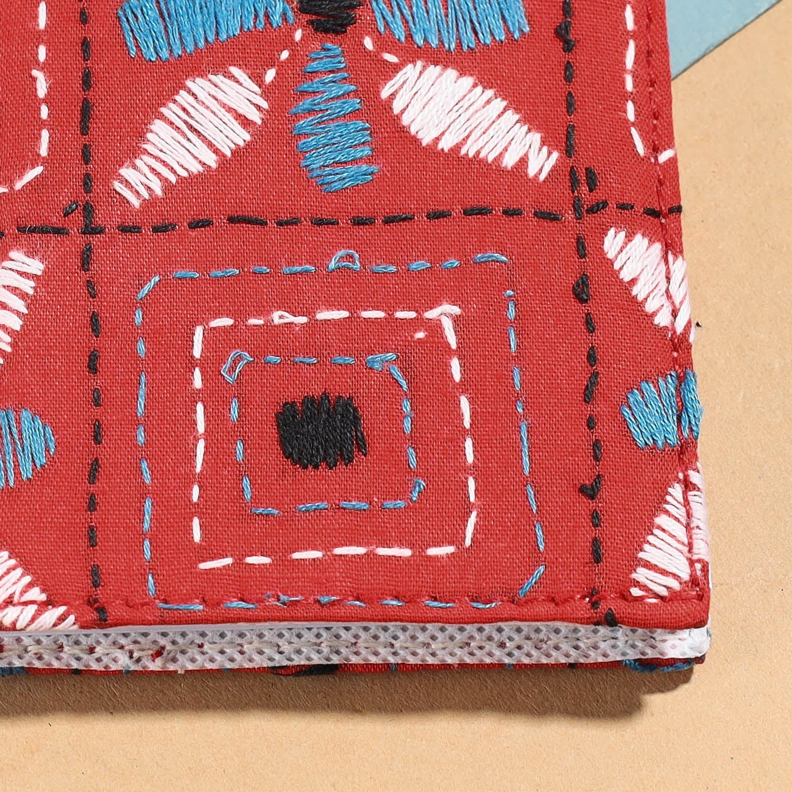 Bengal Kantha Work Handcrafted Notepad (4 x 3 in)