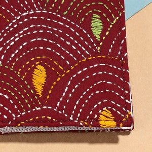 Bengal Kantha Work Handcrafted Notepad (4 x 3 in)