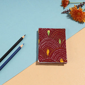 Bengal Kantha Work Handcrafted Notepad (4 x 3 in)