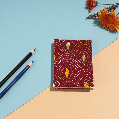 Bengal Kantha Work Handcrafted Notepad (4 x 3 in)