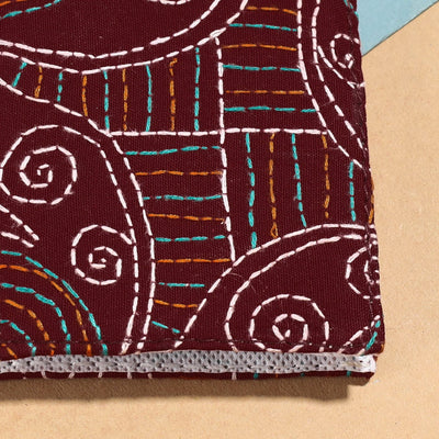 Bengal Kantha Work Handcrafted Notepad (4 x 3 in)