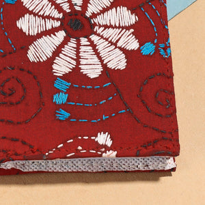 Bengal Kantha Work Handcrafted Notepad (4 x 3 in)