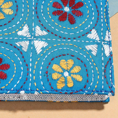 Bengal Kantha Work Handcrafted Notepad (5 x 4 in)