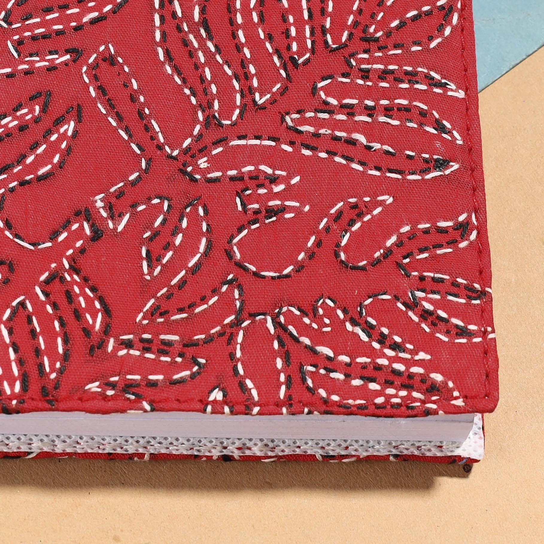 Bengal Kantha Work Handcrafted Notepad (5 x 4 in)