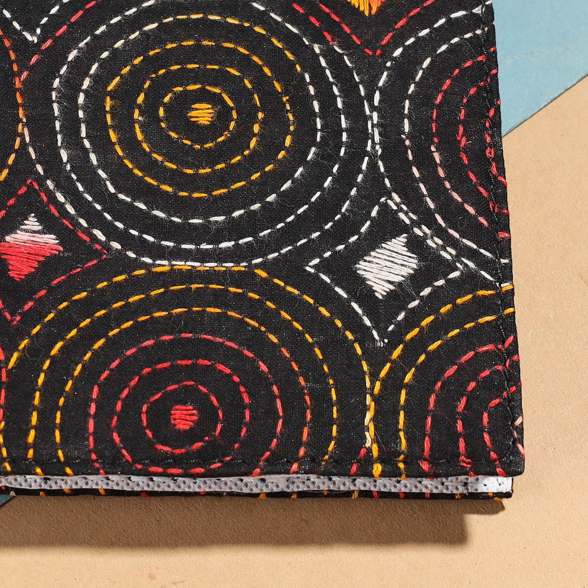 Bengal Kantha Work Handcrafted Notepad (5 x 4 in)