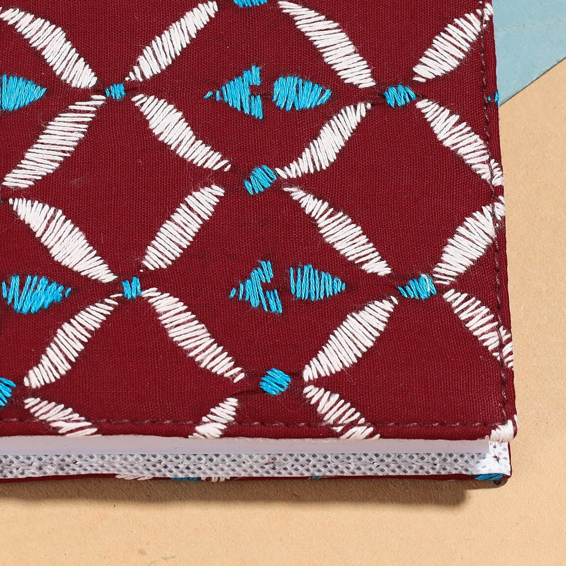 Bengal Kantha Work Handcrafted Notepad (5 x 4 in)
