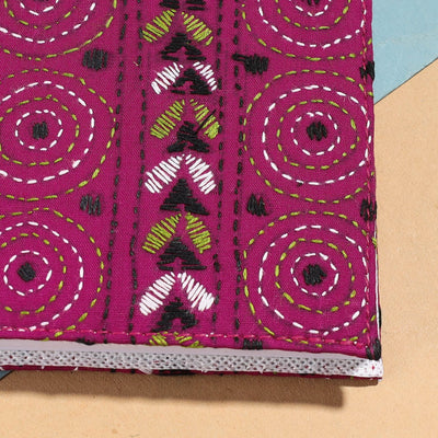 Bengal Kantha Work Handcrafted Notepad (5 x 4 in)
