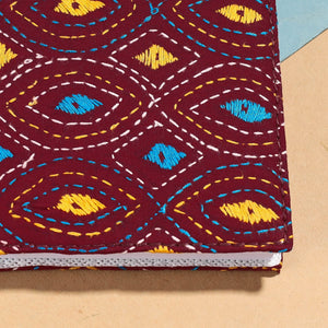 Bengal Kantha Work Handcrafted Notepad (5 x 4 in)