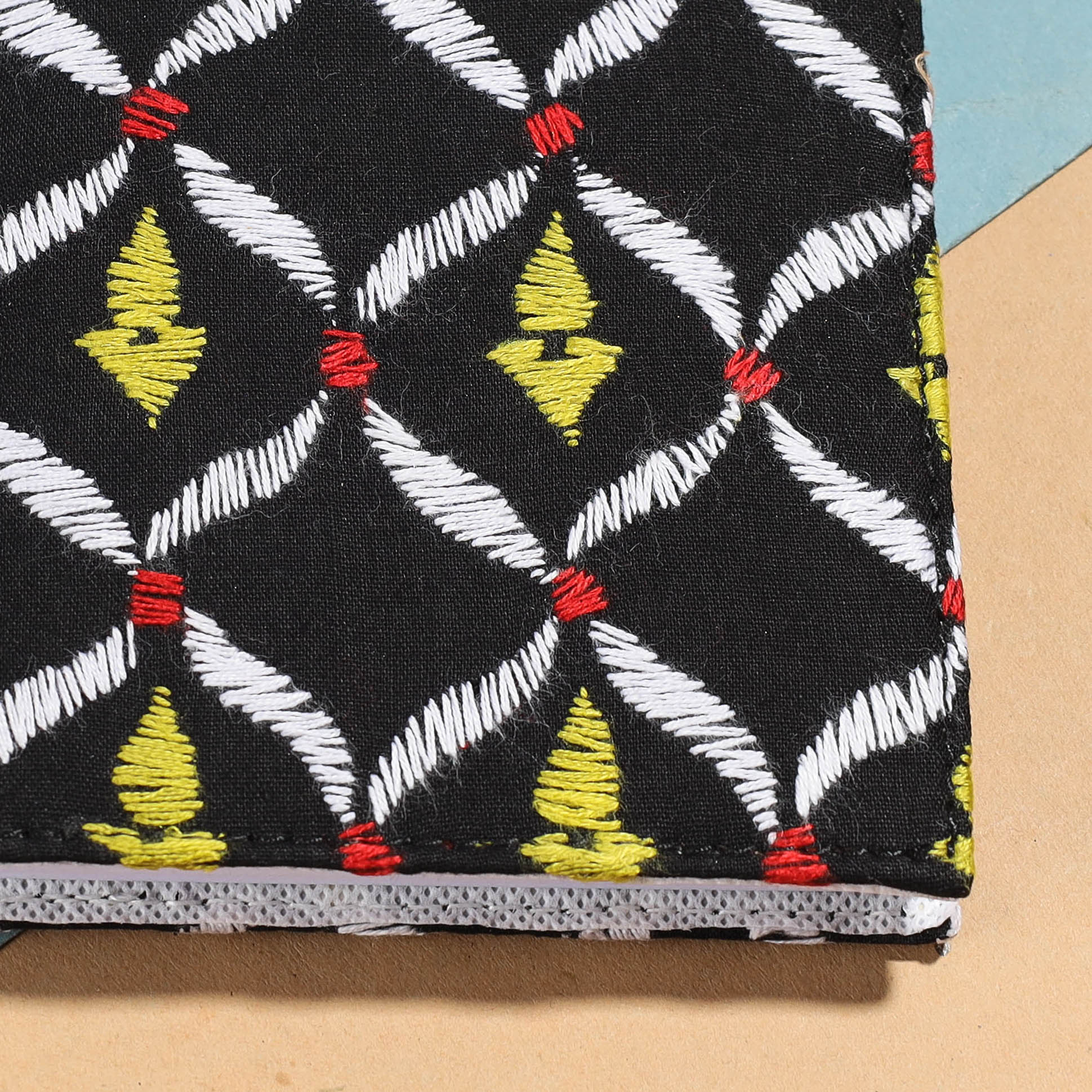 Bengal Kantha Work Handcrafted Notepad (5 x 4 in)