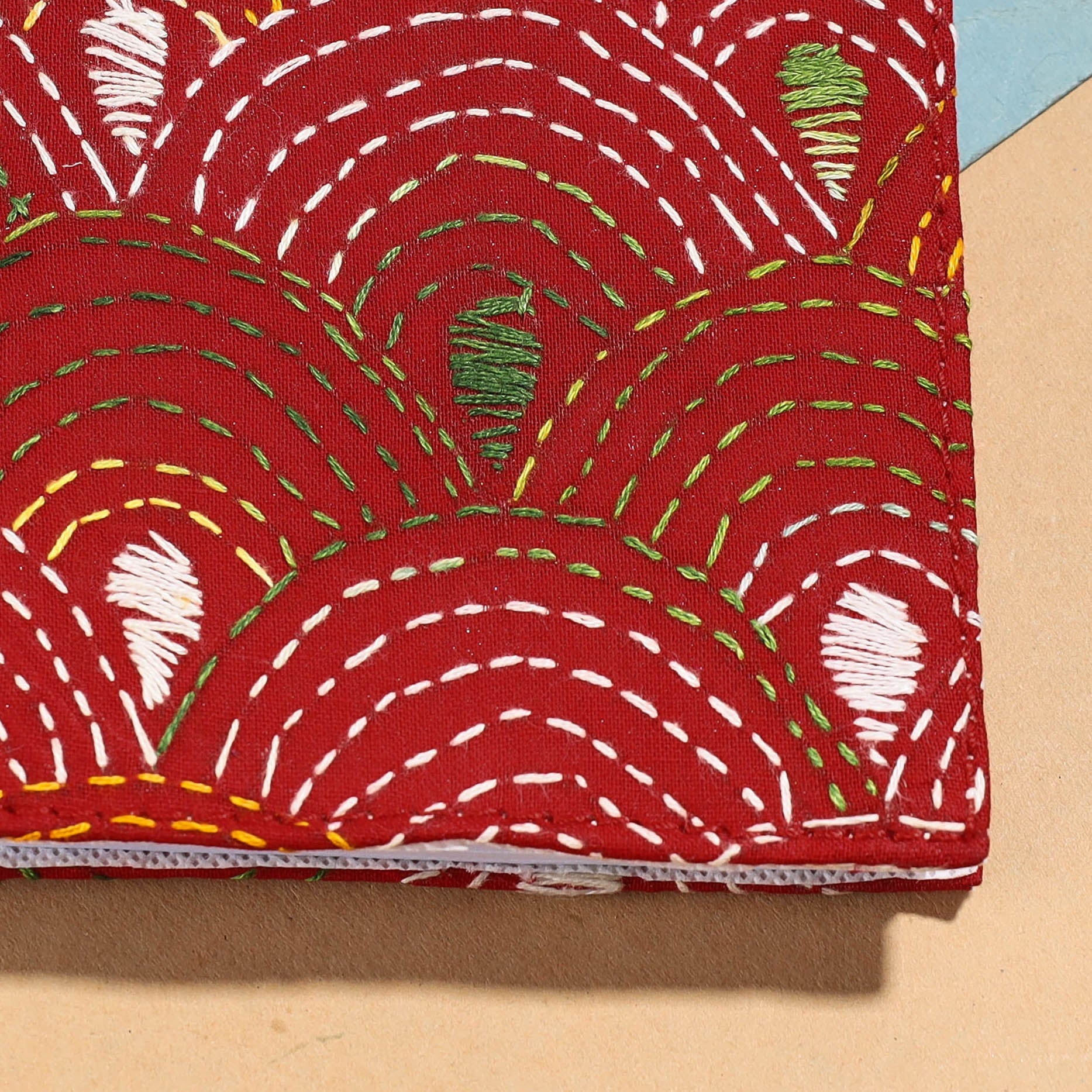 Bengal Kantha Work Handcrafted Notepad (5 x 4 in)