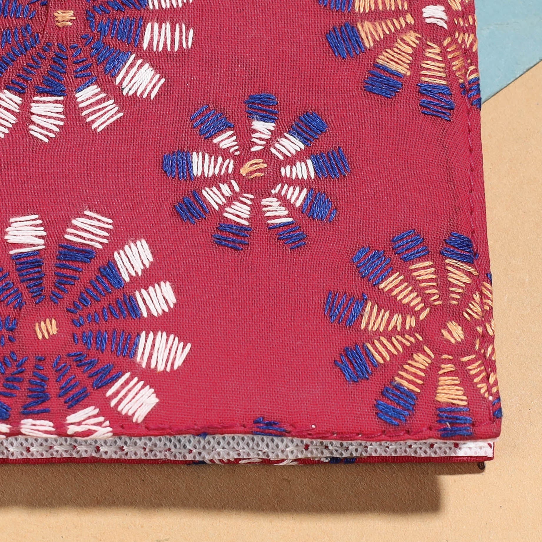 Bengal Kantha Work Handcrafted Notepad (5 x 4 in)