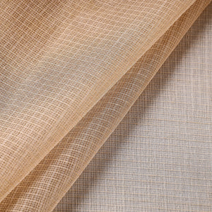 Beige - Plain Weaving Kota Doria Cotton Fabric 01