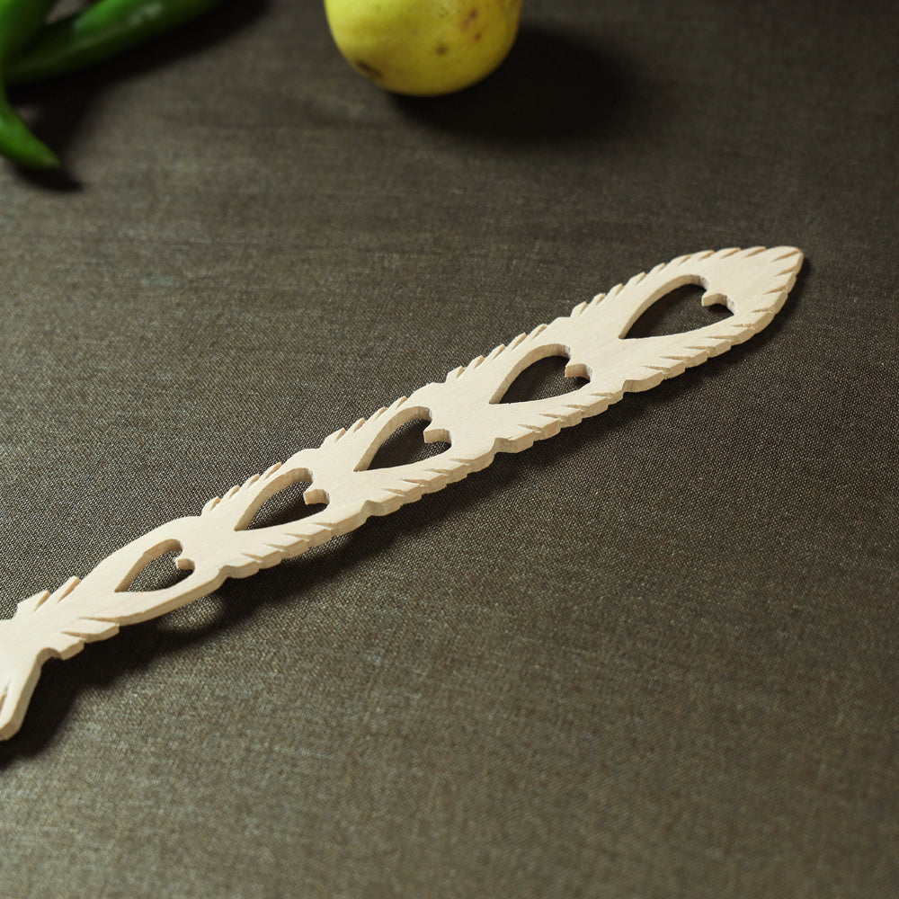 Beige - Udayagiri Wooden Heart Fork