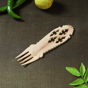 Beige - Udayagiri Wooden Fork