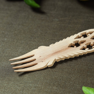 Beige - Udayagiri Wooden Fork