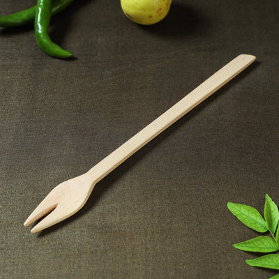 Beige - Udayagiri Wooden Fork