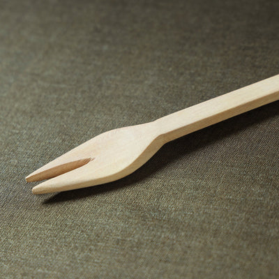 Beige - Udayagiri Wooden Fork