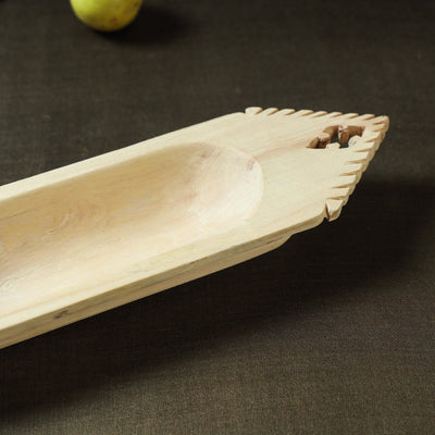 Beige - Udayagiri Wooden Fruit & Salad Bowl