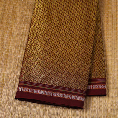 Brown - Karnataka Weave Cotton Khun Fabric 31