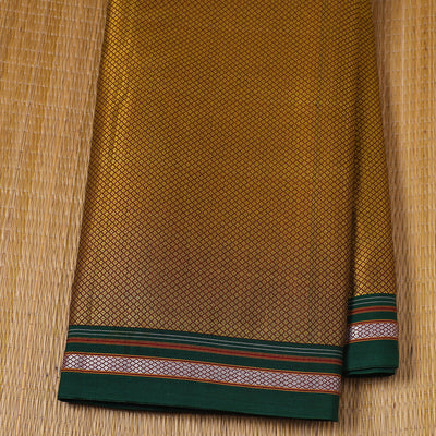 Brown - Karnataka Weave Cotton Khun Fabric 39