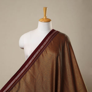 Brown - Karnataka Weave Cotton Khun Fabric 31