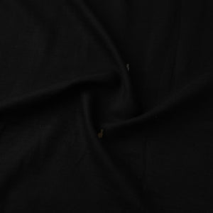 Black - Handloom Cotton Phulia Jamdani Fabric 03