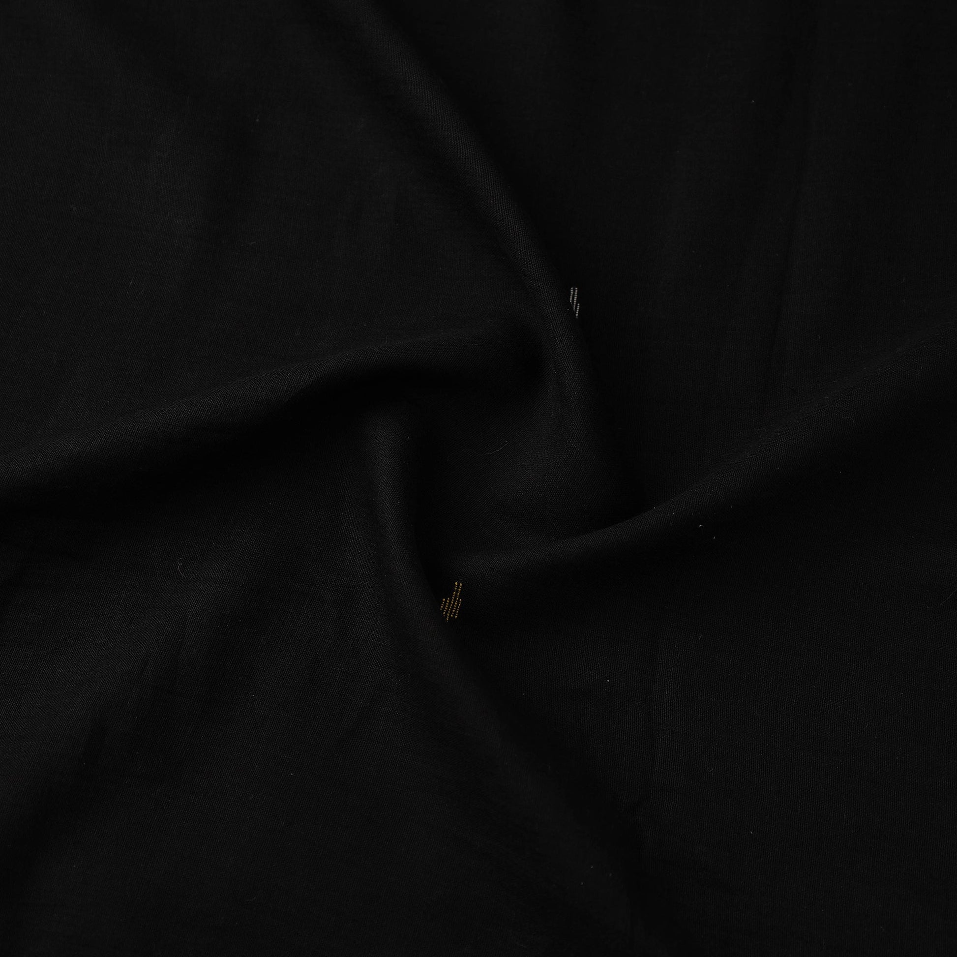 Black - Handloom Cotton Phulia Jamdani Fabric 03