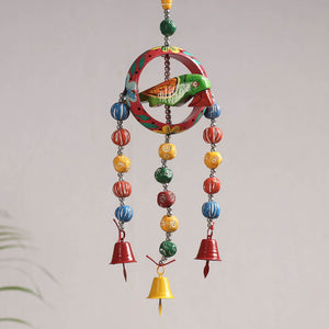 Banaras Handpainted Wooden & Terracotta Beads Decorative Hanging