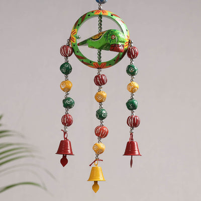 Banaras Handpainted Wooden & Terracotta Beads Decorative Hanging