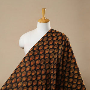 Black - Block Print Cotton Jahota Fabric 29