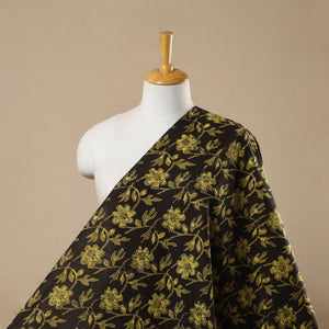 Brown - Block Print Cotton Jahota Fabric 38