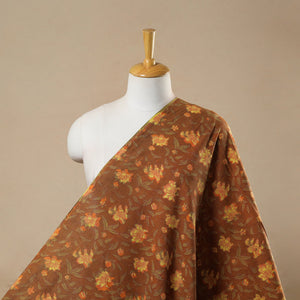 Brown - Block Print Cotton Jahota Fabric 39