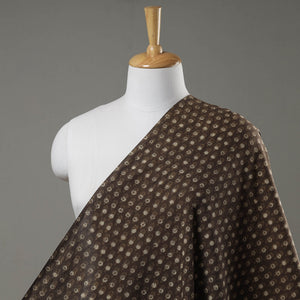 Brown - Akola Hand Block Printed Cotton Fabric