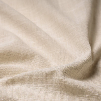 Beige - Jhiri Handloom Cotton Plain Fabric 02