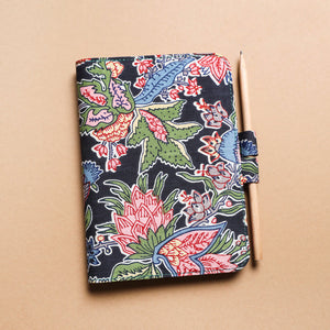 Black - Sukriti Handmade Classic Notebook with Pencil (Large)