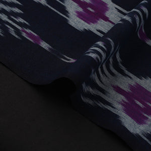 Blue - Cotton Central Asian Pochampally Ikat Fabric 14
