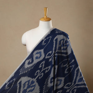 Blue - Cotton Central Asian Pochampally Ikat Fabric 12