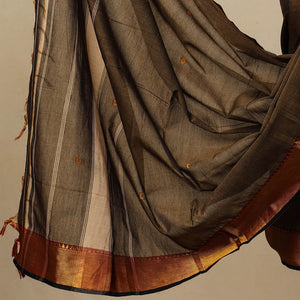 Brown - 3pc Mercerised Cotton Dharwad Dress Material 20