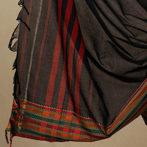Black - 3pc Mercerised Cotton Dharwad Dress Material 36