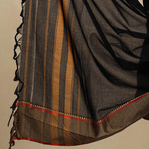 Black - 3pc Mercerised Cotton Dharwad Dress Material 51