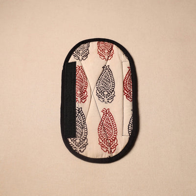 Beige - Handmade Cotton Fridge Handle Cover 06