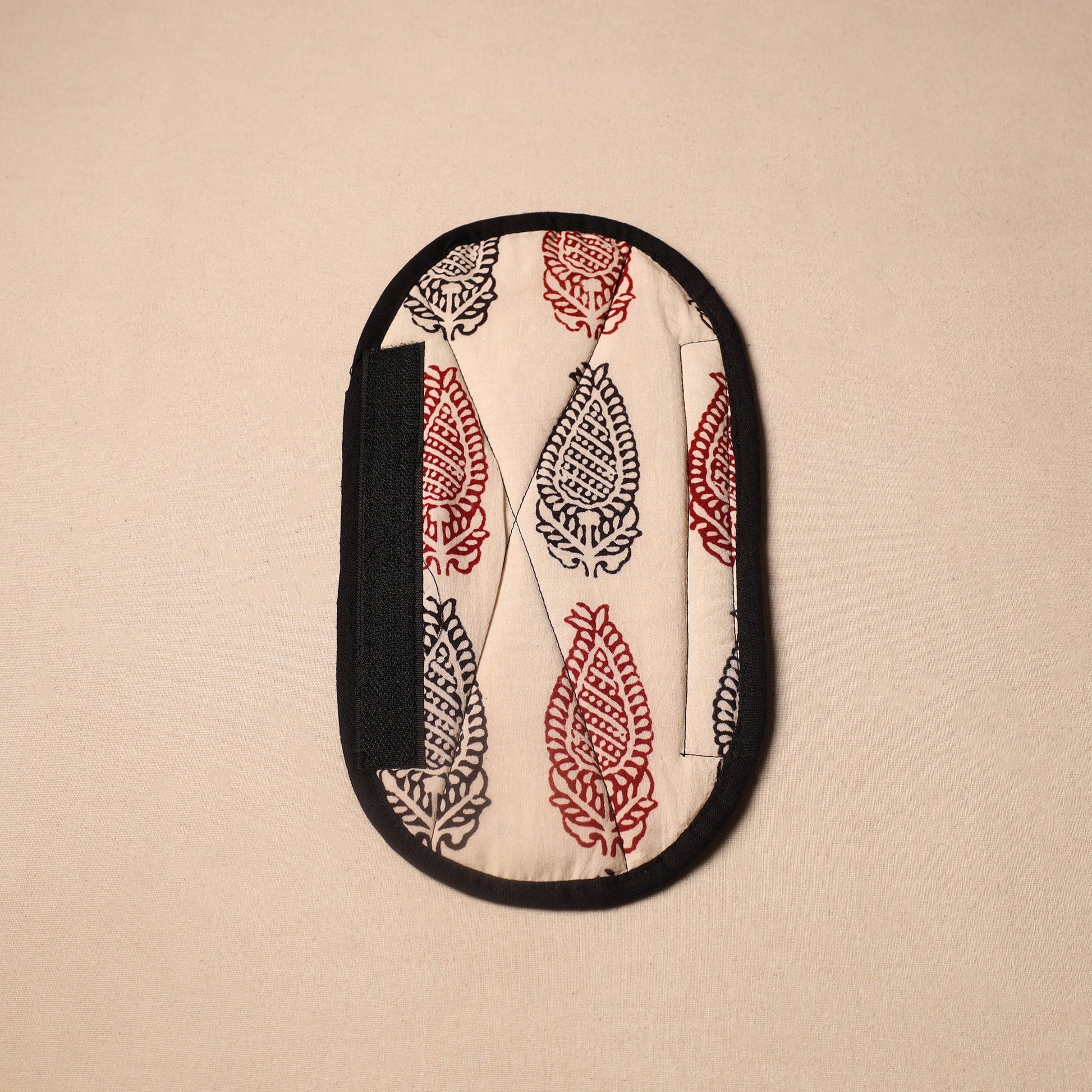 Beige - Handmade Cotton Fridge Handle Cover 06