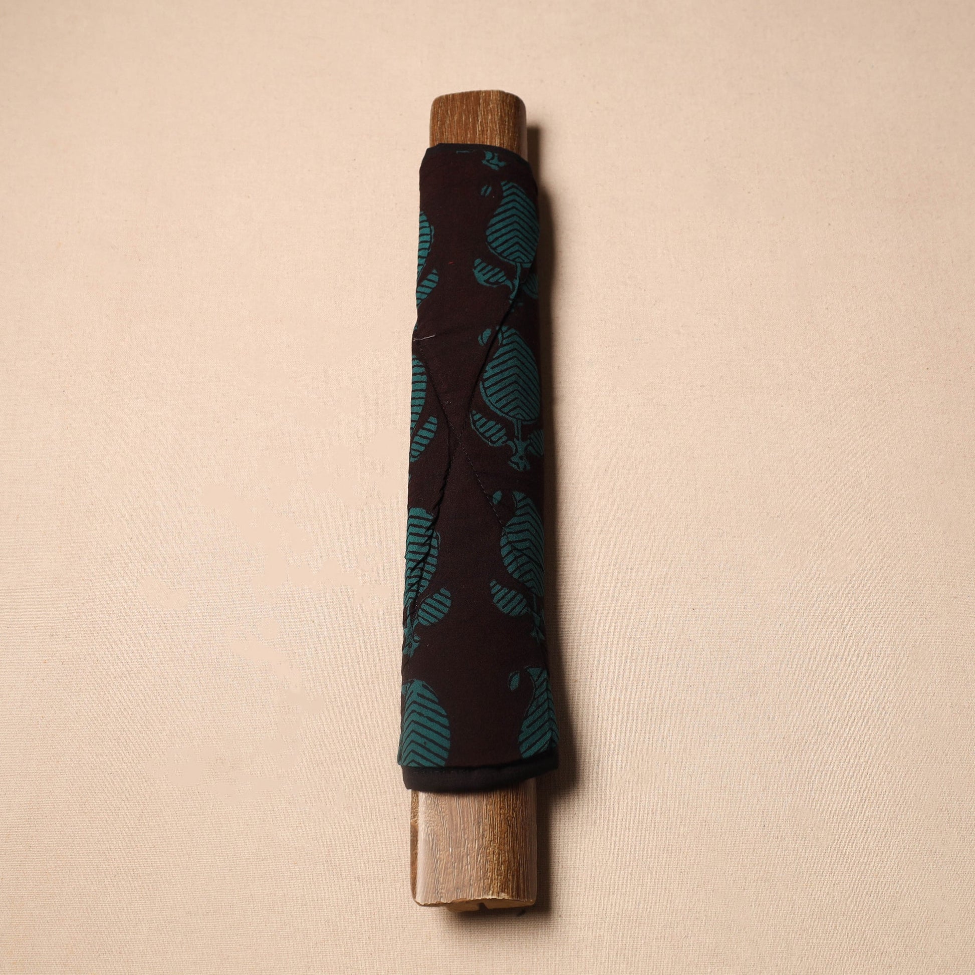 Black - Handmade Cotton Fridge Handle Cover 08