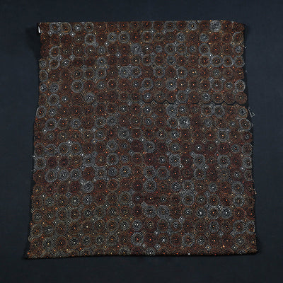 Bengal Kantha All Over Embroidered Pure Cotton Blouse Piece