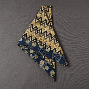 Ajrakh Block Printed Cotton Bandana