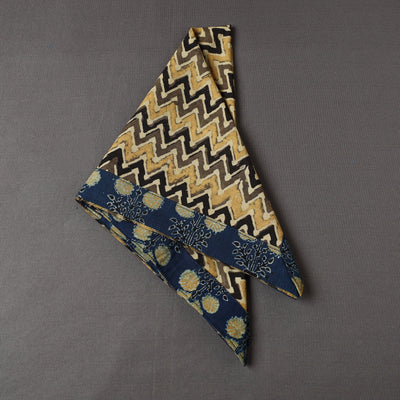 Ajrakh Block Printed Cotton Bandana