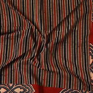 Ajrakh Block Printed Cotton Bandana