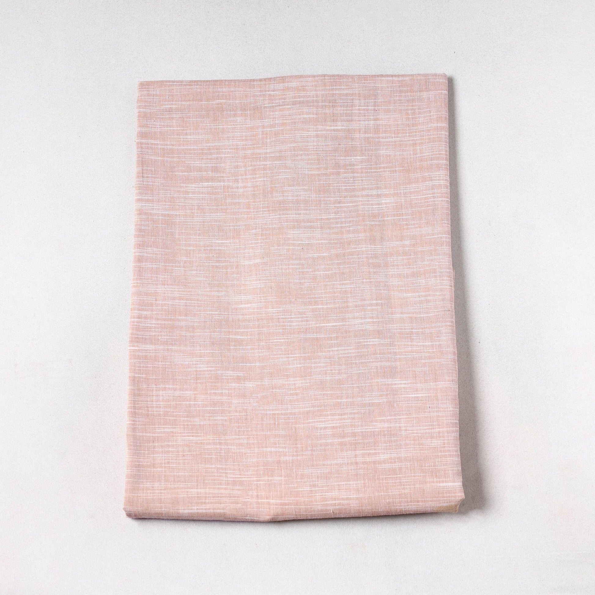 Brown - Jhiri Pure Handloom Cotton Precut Fabric (0.95 meter) 34