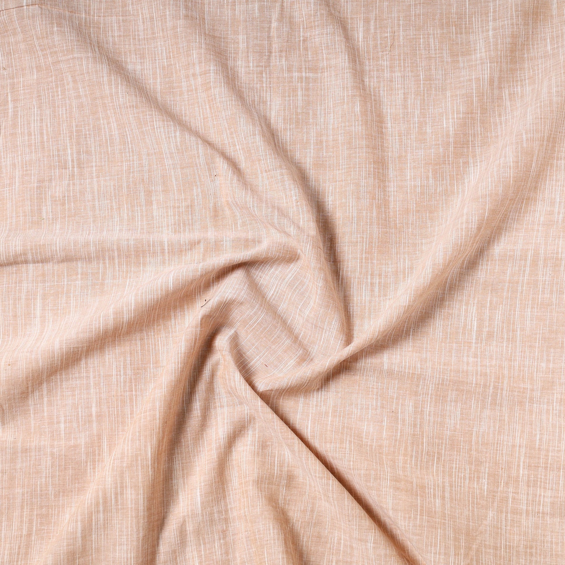 Beige - Jhiri Pure Handloom Cotton Precut Fabric (1.7 meter) 05